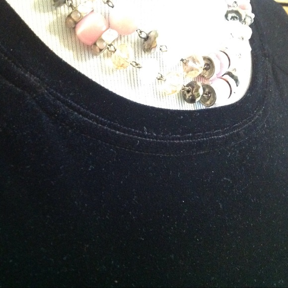 Solid Black Long Sleeve Swing Dress Moda Medium - Picture 7 of 8